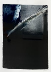 Daybreak, unique monotype, 33x39cm inc. frame - £375