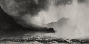 Saddle Head Achill, Co. Mayo, framed etching - £1,000 NOW SOLD