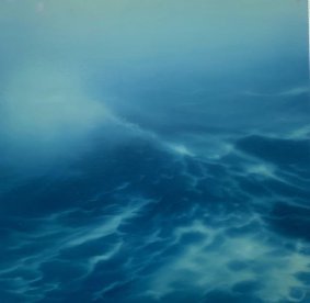 Sea Spray Study, oil on board, 30.5x30.5cm unframed -  £1,250