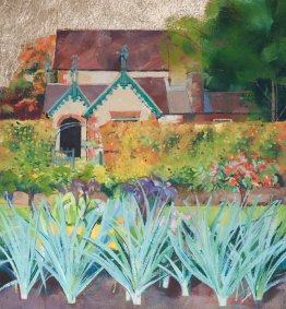 The Cottage Garden, oil on canvas, 13x12" - £2,500 NOW SOLD