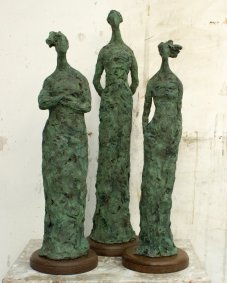 Three Dryads, Elm, Ash and Oak, all are 1/8, jesmonite - £850 each