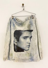 Elvis Presley, sweatshirt, raku - £75