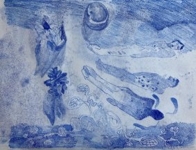 Midsummer, monoprint - £350